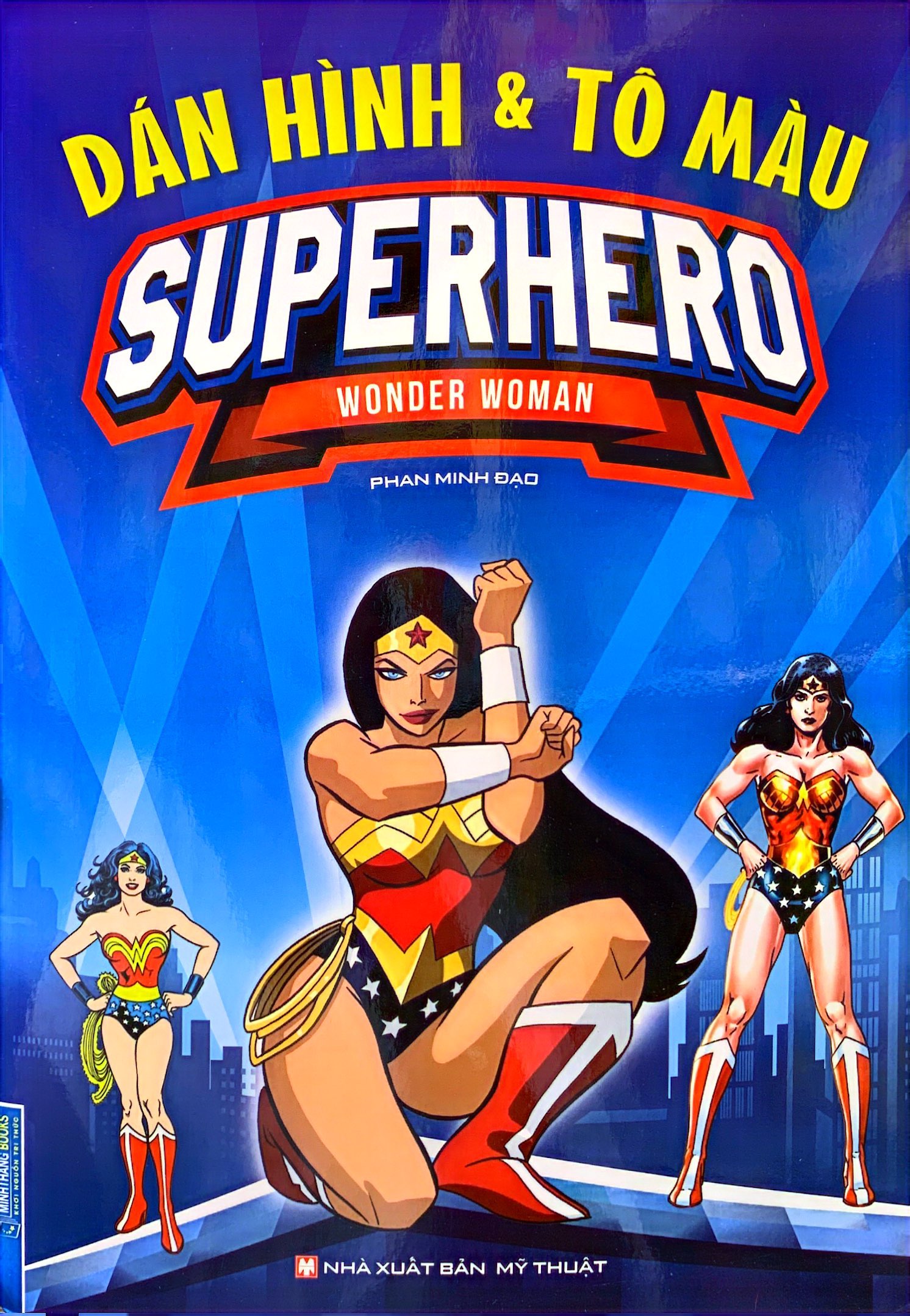 dán hình & tô màu superhero - wonderman - Ảnh 2