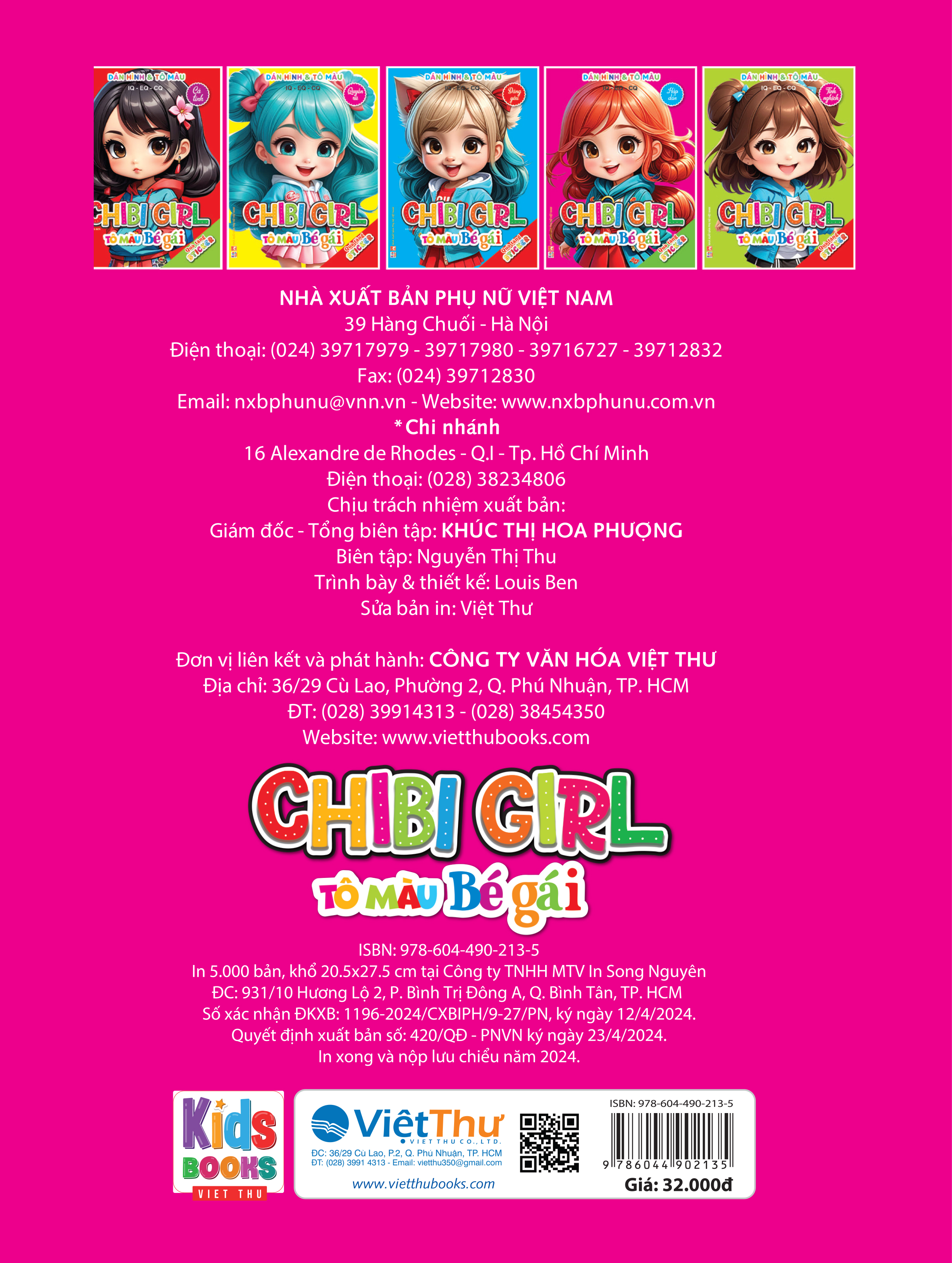 dán hình và tô màu iq-eq-cq - chibi girl - tô màu bé gái - hấp dẫn - Ảnh 3