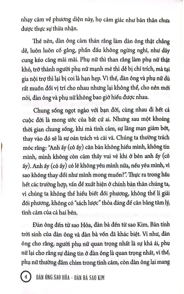 đàn ông sao hoả đàn bà sao kim - bách khoa toàn thư về quan hệ hai giới (bìa cứng) - Ảnh 4