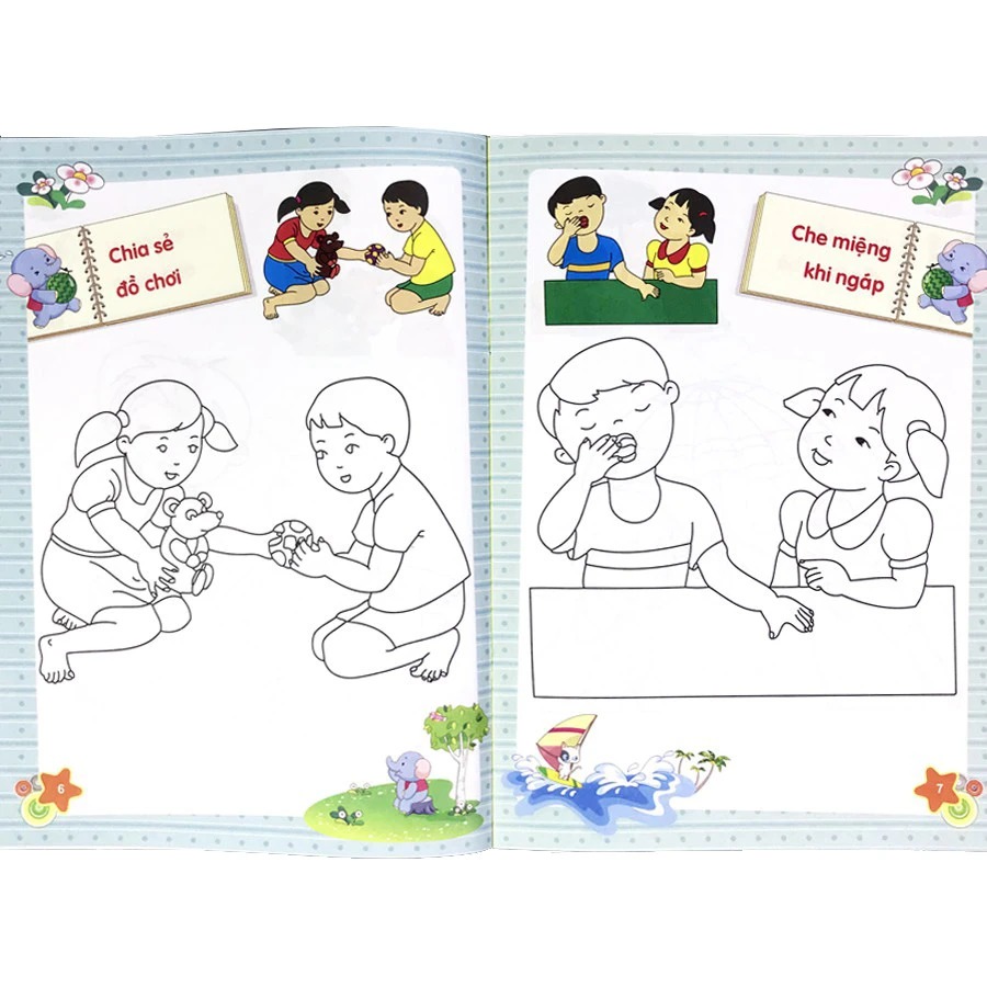 Dành Cho Trẻ Mầm Non - Tập Tô Màu Mẫu Giáo - Chủ Đề Kỹ Năng Sống (Tái Bản 2025) - Ảnh 5