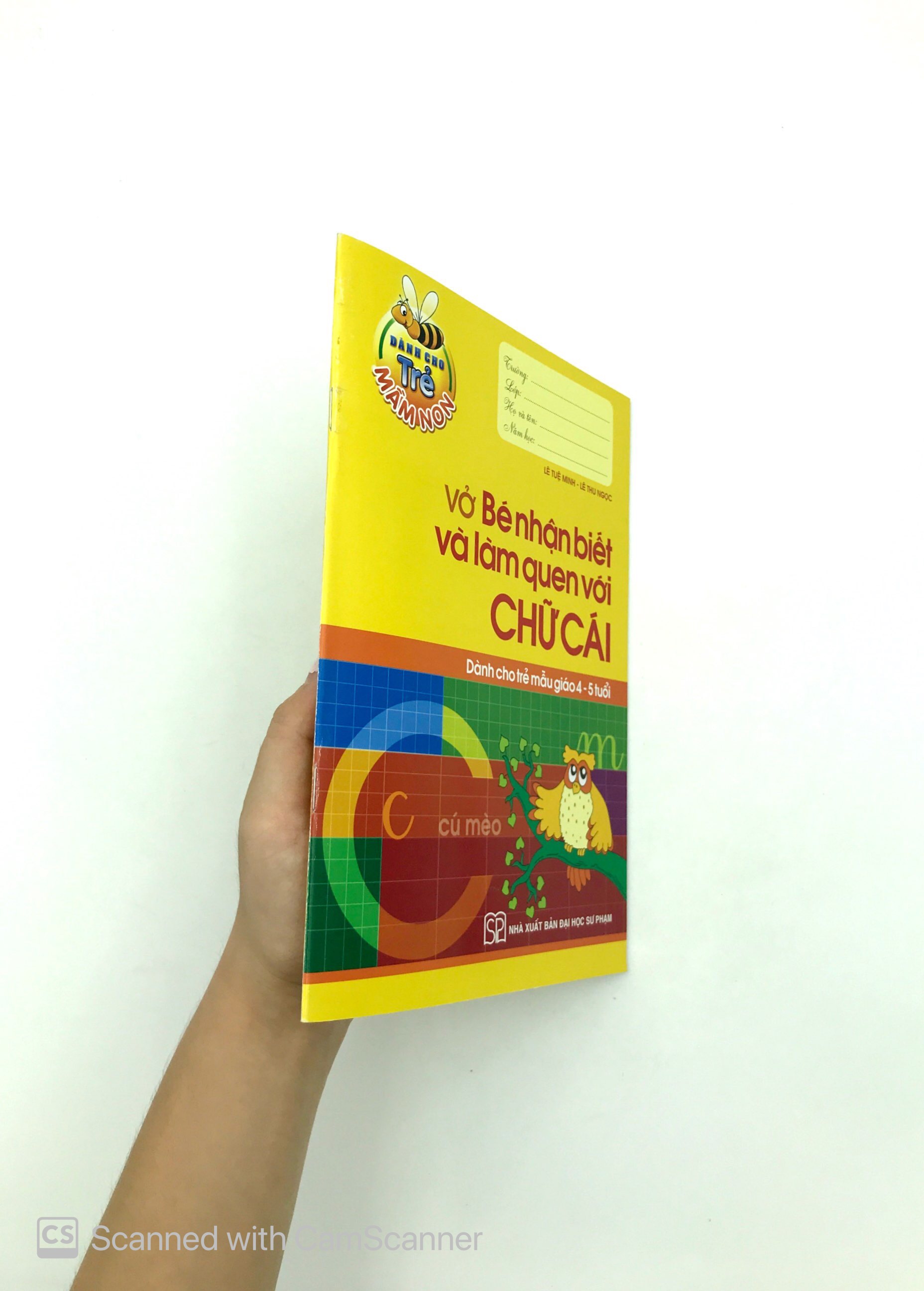 dành cho trẻ mầm non - vở nhận biết và làm quen với chữ cái - Ảnh 11