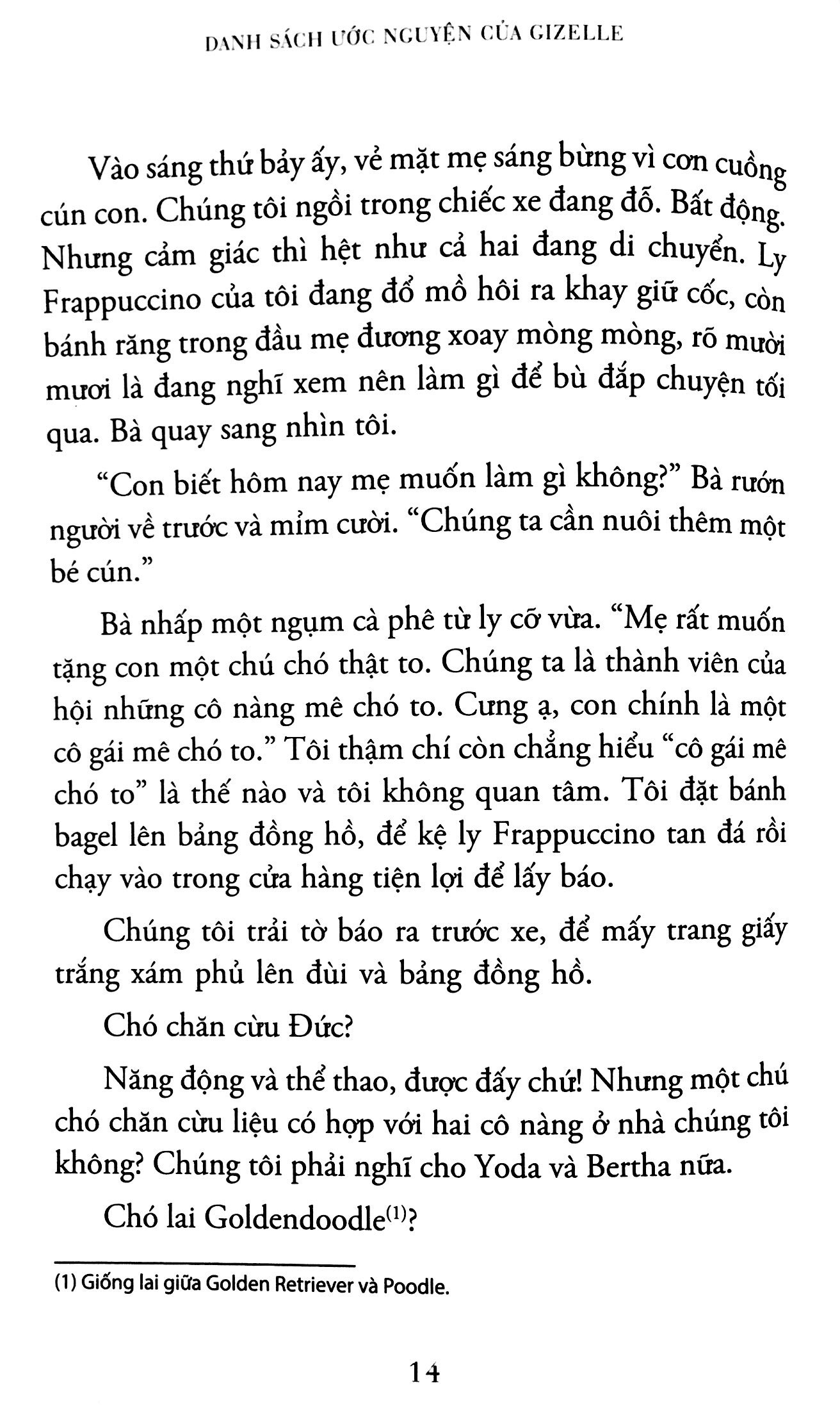 danh sách ước nguyện của gizelle - cô chó khổng lồ của đời tôi - Ảnh 8