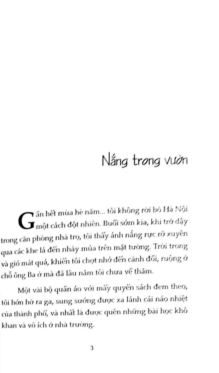 danh tác văn học việt nam - nắng trong vườn (tái bản 2024) - Ảnh 3