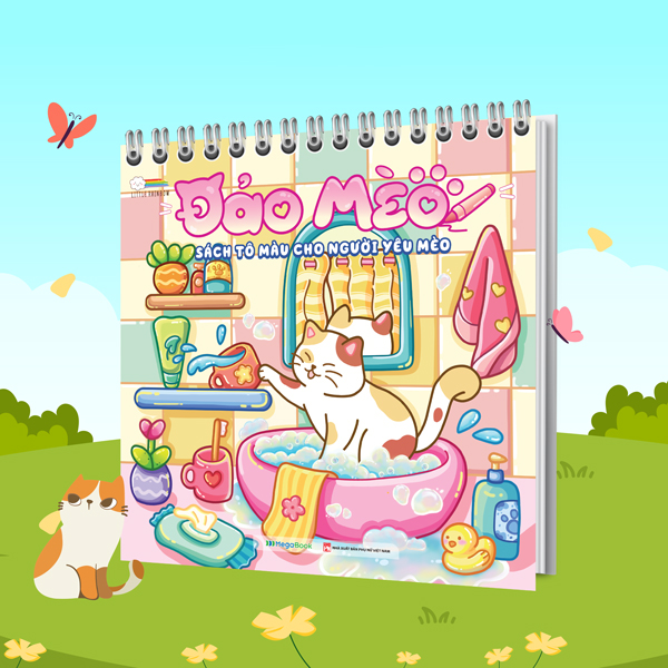 Đảo Mèo - Sách Tô Màu Cho Người Yêu Mèo