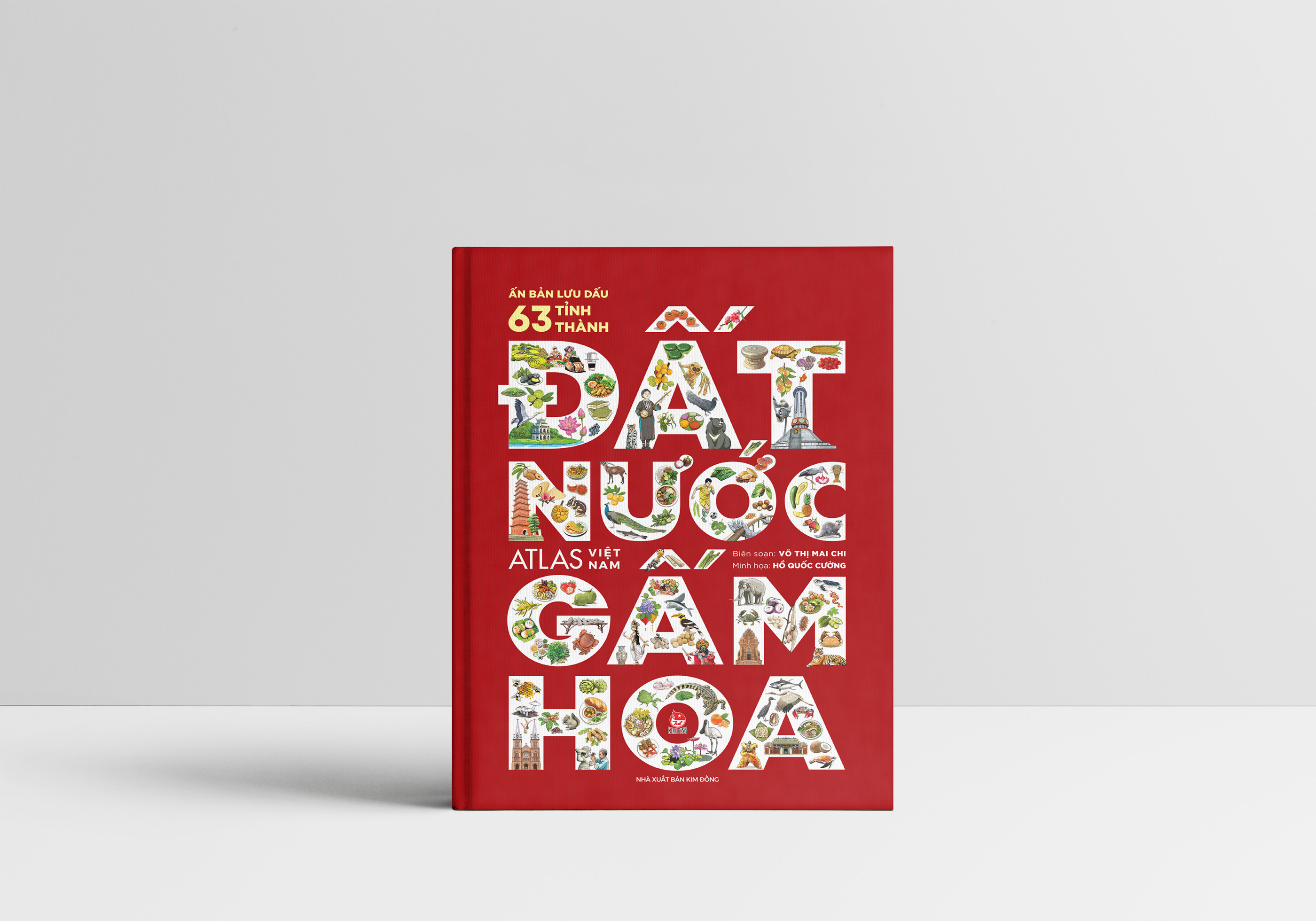 Bộ Đất Nước Gấm Hoa - Atlas Việt Nam - Ấn Bản Lưu Dấu 63 Tỉnh Thành - Bìa Cứng - Ảnh 3