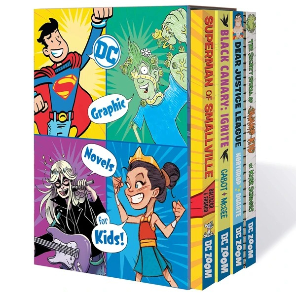 dc graphic novels for kids box set 1