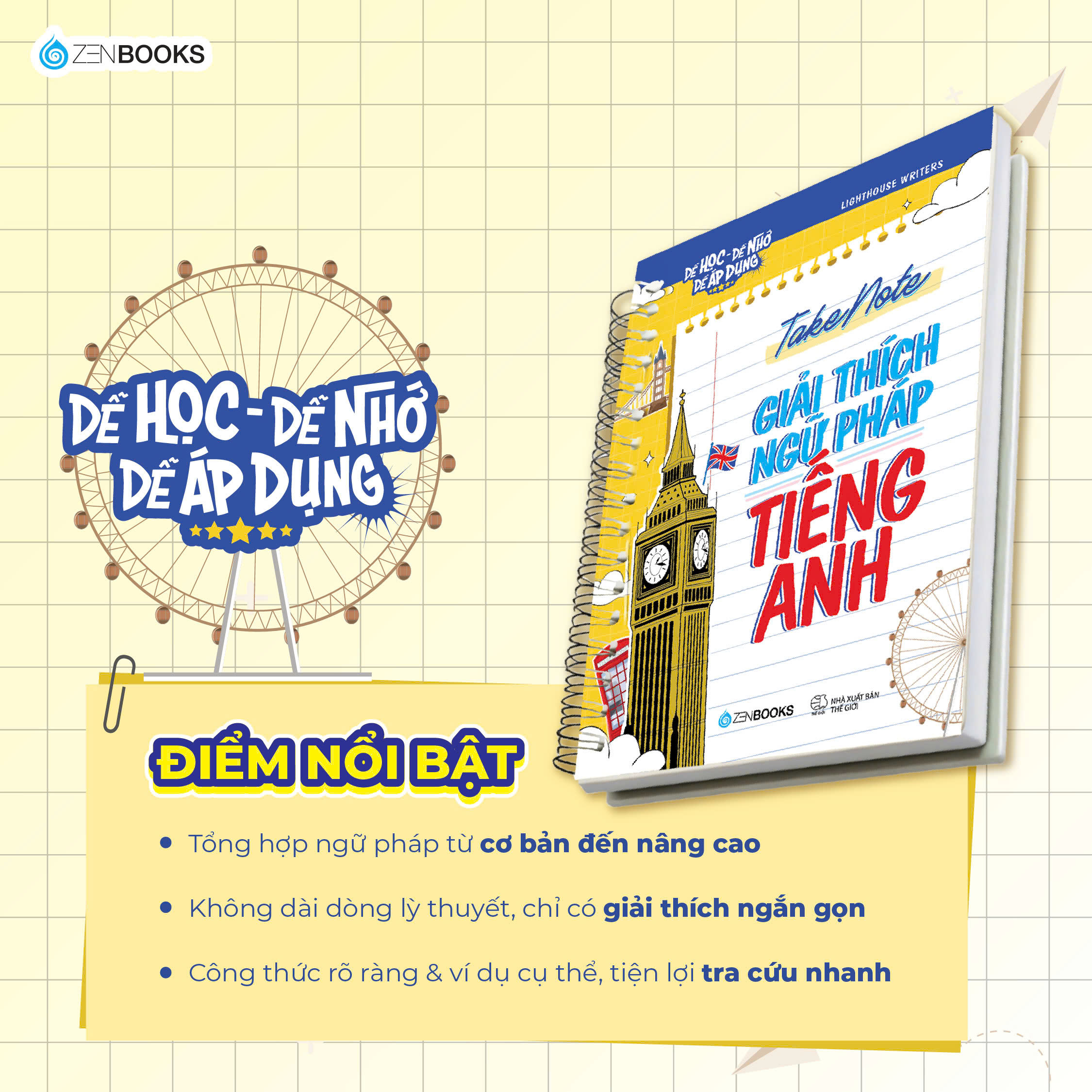 Dễ Học Dễ Nhớ Dễ Áp Dụng - Takenote - Giải Thích Ngữ Pháp Tiếng Anh - Ảnh 3