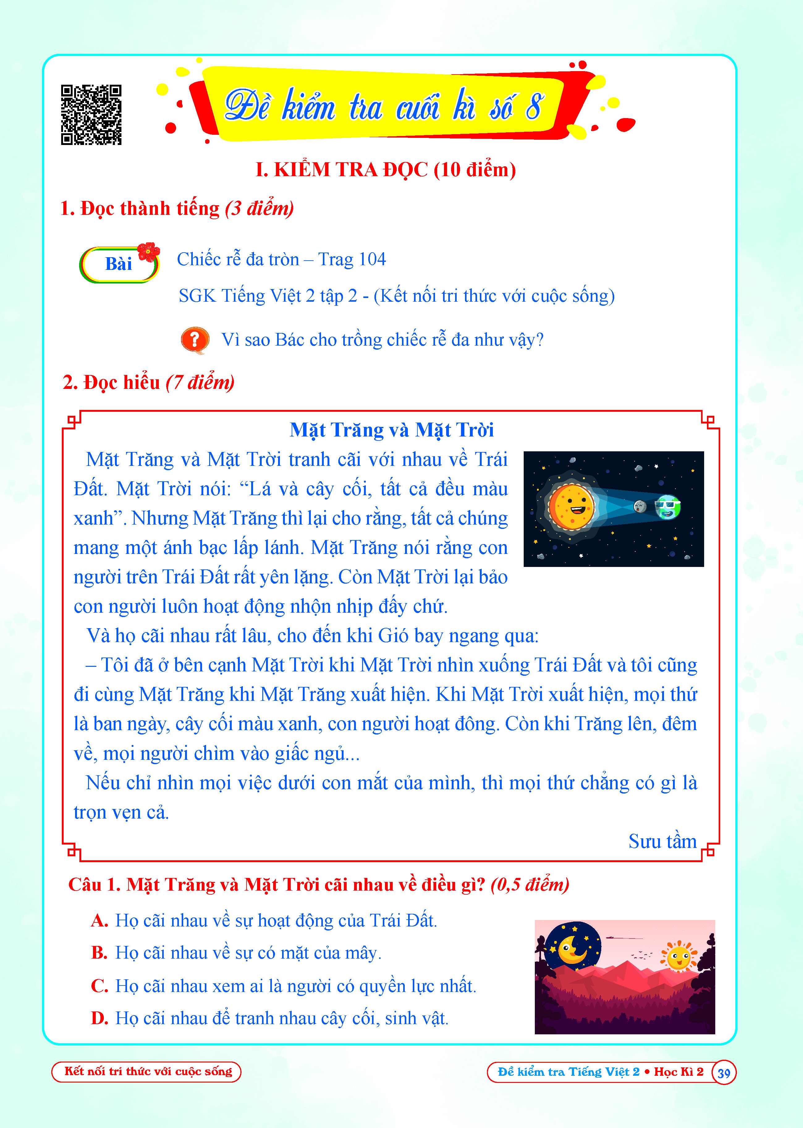 Đề Kiểm Tra Tiếng Việt 2 - Tập 2 (Kết Nối) - Ảnh 7