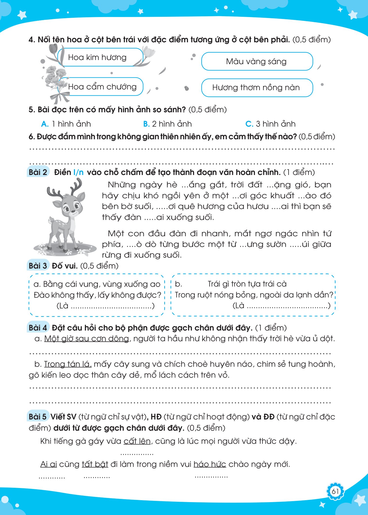 Đề Ôn Luyện Và Tự Kiểm Tra Tiếng Việt 3 - Tập 2 - Ảnh 10