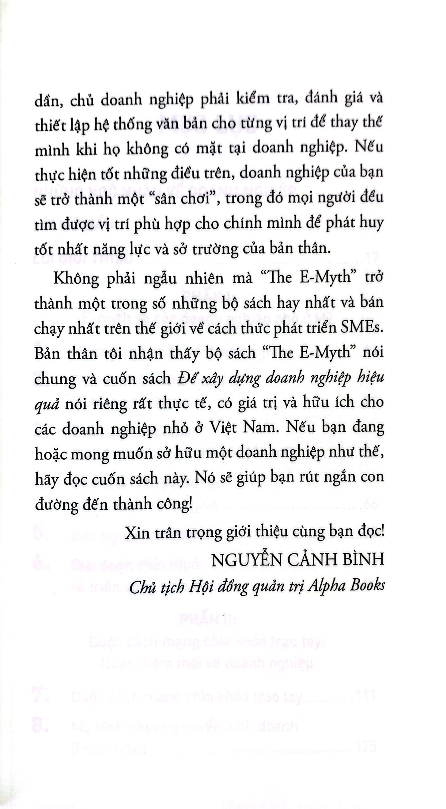 để xây dựng doanh nghiệp hiệu quả (tái bản) - Ảnh 5