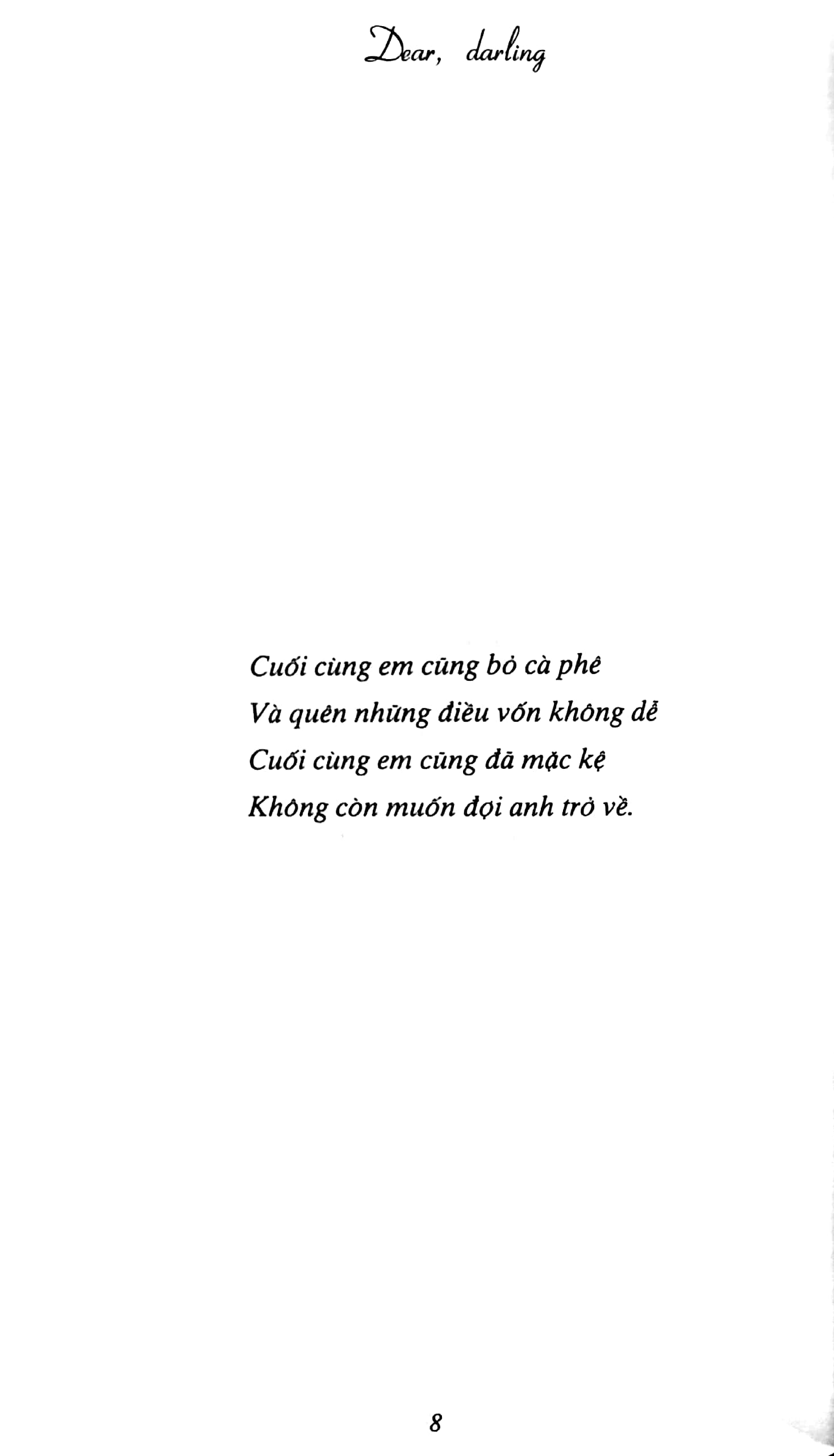 dear, darling - tặng kèm postcard - Ảnh 6