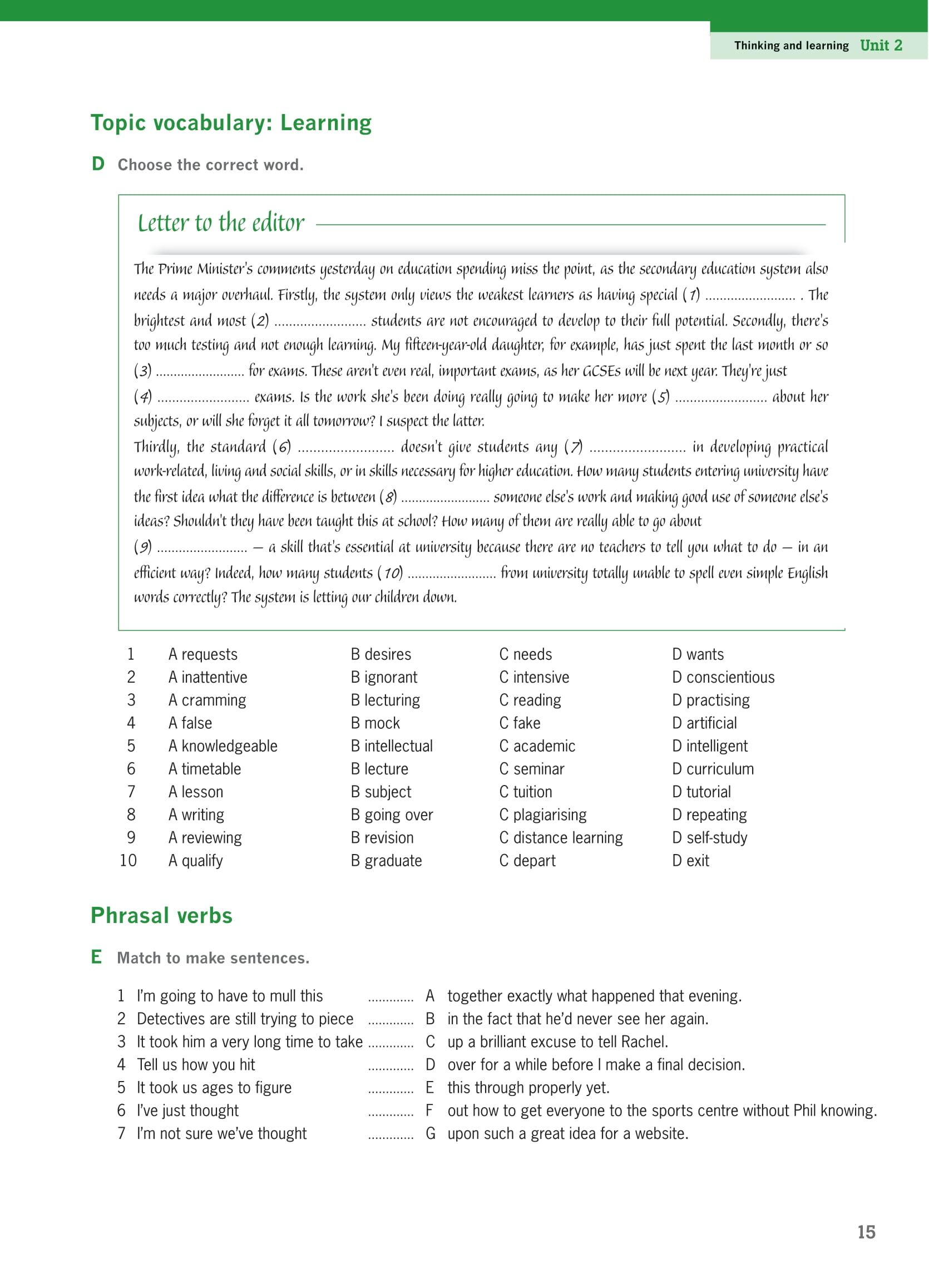 destination c1&c2 - grammar & vocabulary with answer key (tái bản 2024) - Ảnh 15