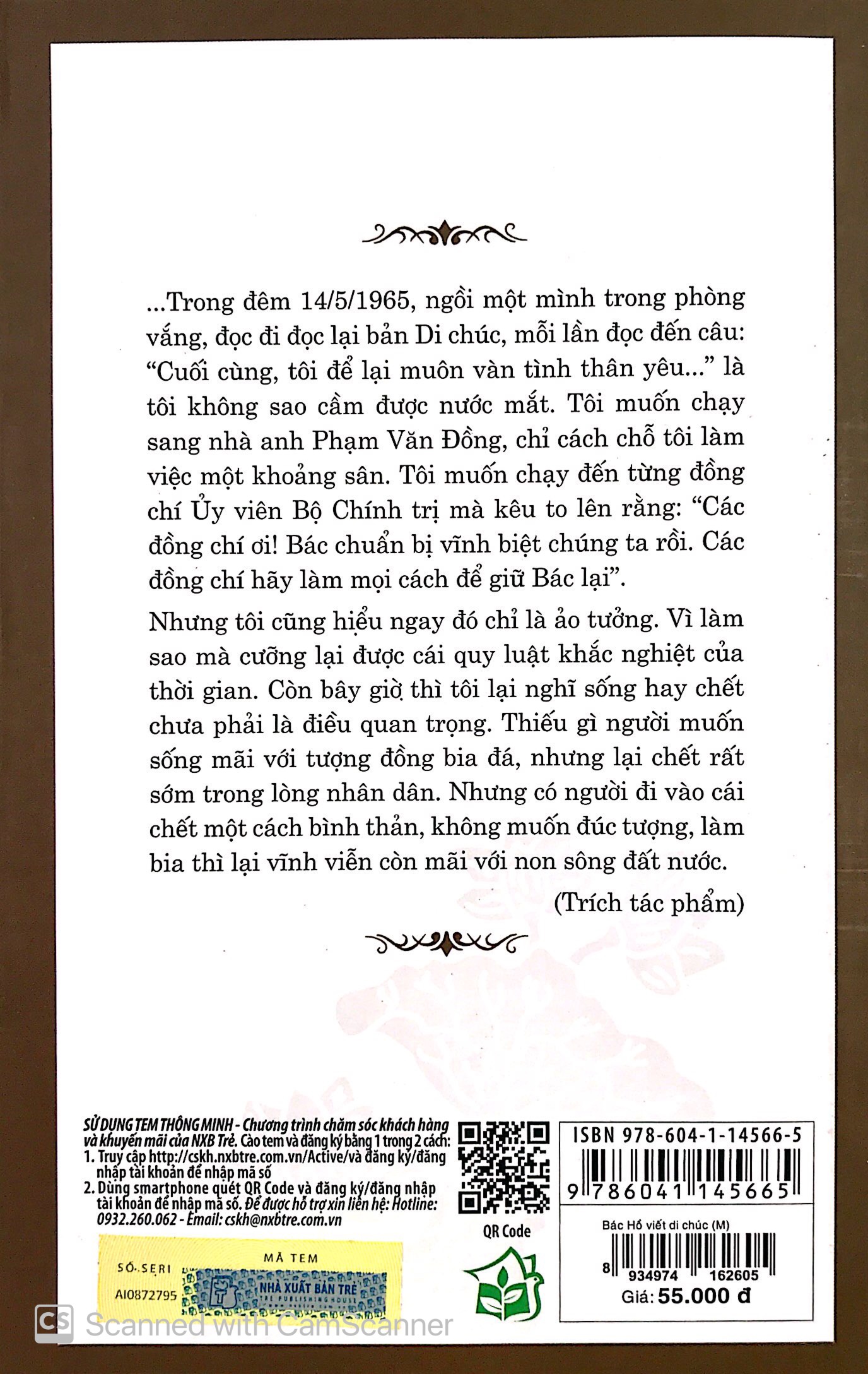 di sản hồ chí minh - bác hồ viết di chúc (tái bản 2019) - Ảnh 11