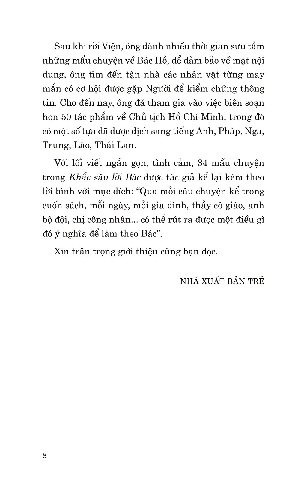 di sản hồ chí minh - khắc sâu lời bác - Ảnh 6