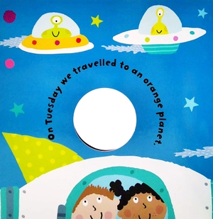 die-cut book - up in space! - Ảnh 5