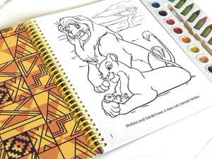 disney lion king deluxe poster paint & color - Ảnh 3