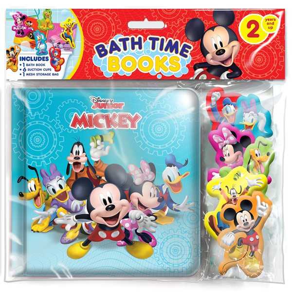 disney minnie & mickey bath time books (eva bag edition)