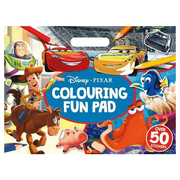 disney pixar mixed: colouring fun pad (giant colour me pad disney)