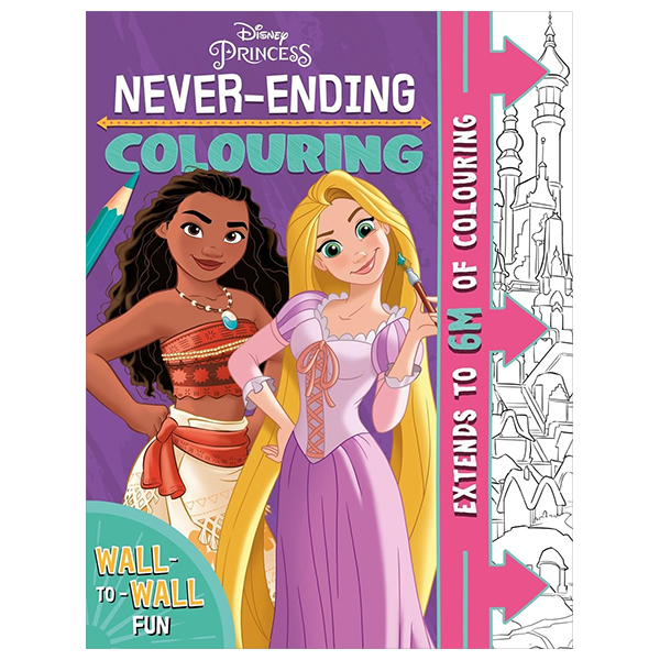 disney princess - never-ending colouring