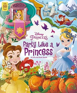 disney princess: party like a princess (lift the flaps disney) - Ảnh 2