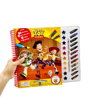 disney toy story 4 deluxe poster paint & color - Ảnh 7