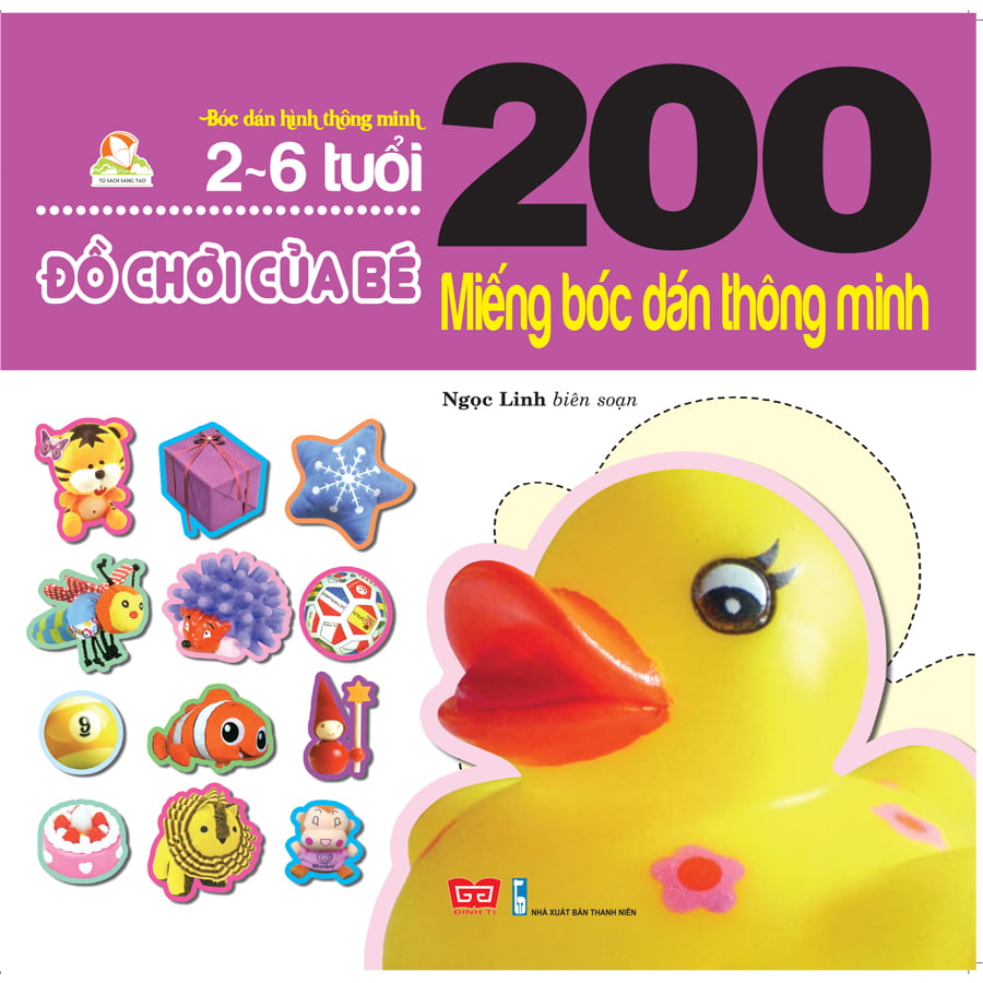 đồ chơi của bé - 200 miếng bóc dán thông minh (tái bản 2018)