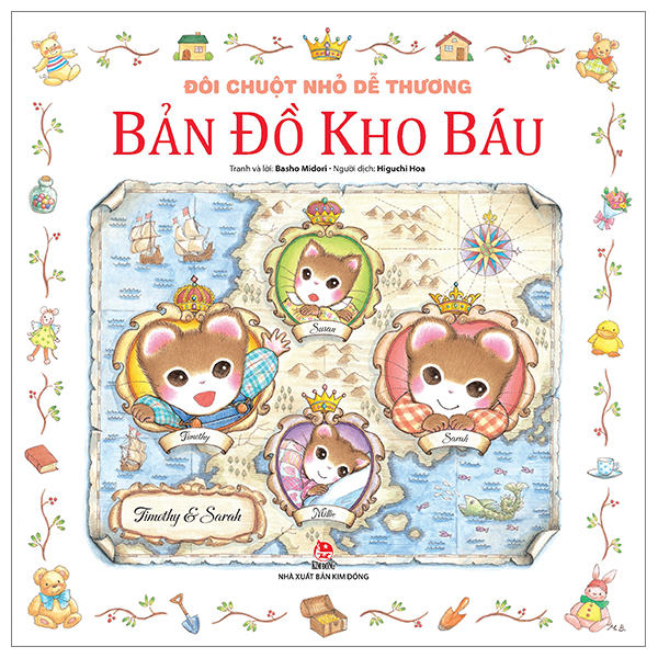 đôi chuột nhỏ dễ thương - bản đồ kho báu (tái bản 2024)