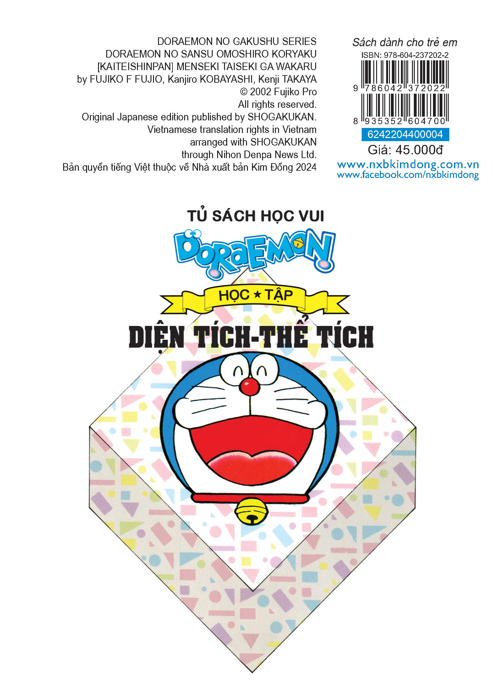 doraemon học tập - diện tích-thể tích (tái bản 2024) - Ảnh 3