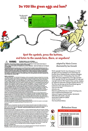 dr. seuss's green eggs and ham: with 12 silly sounds! (dr. seuss sound books) - Ảnh 6
