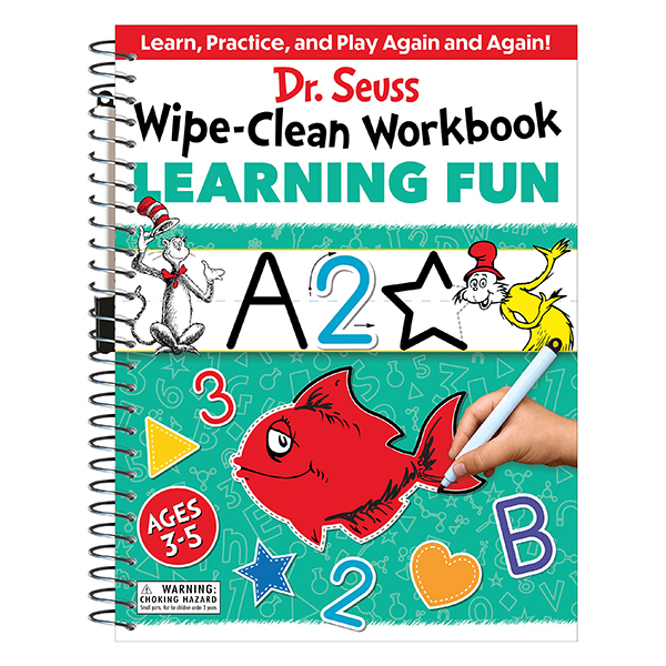 dr. seuss wipe-clean workbook: learning fun: activity workbook for ages 3-5 (dr. seuss workbooks)