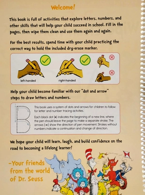 dr. seuss wipe-clean workbook: letters and numbers: activity workbook for ages 3-5 - Ảnh 3