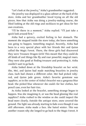 dragon girls - book 5 - aisha the sapphire treasure dragon - Ảnh 4