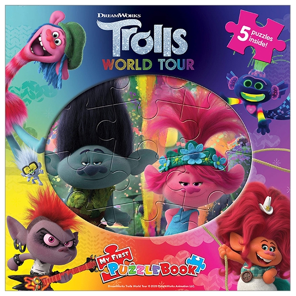 dreamworks trolls world tour my first puzzle book