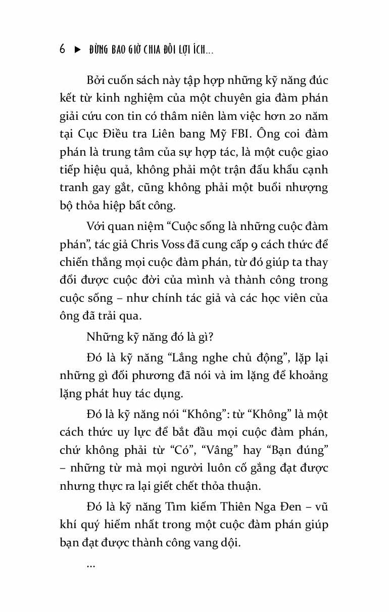 đừng bao giờ chia đôi lợi ích trong mọi cuộc đàm phán - Ảnh 4
