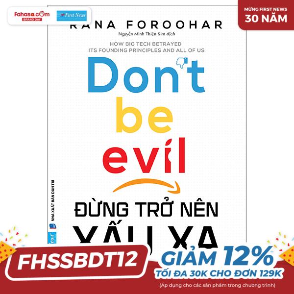 đừng trở nên xấu xa - don't be evil