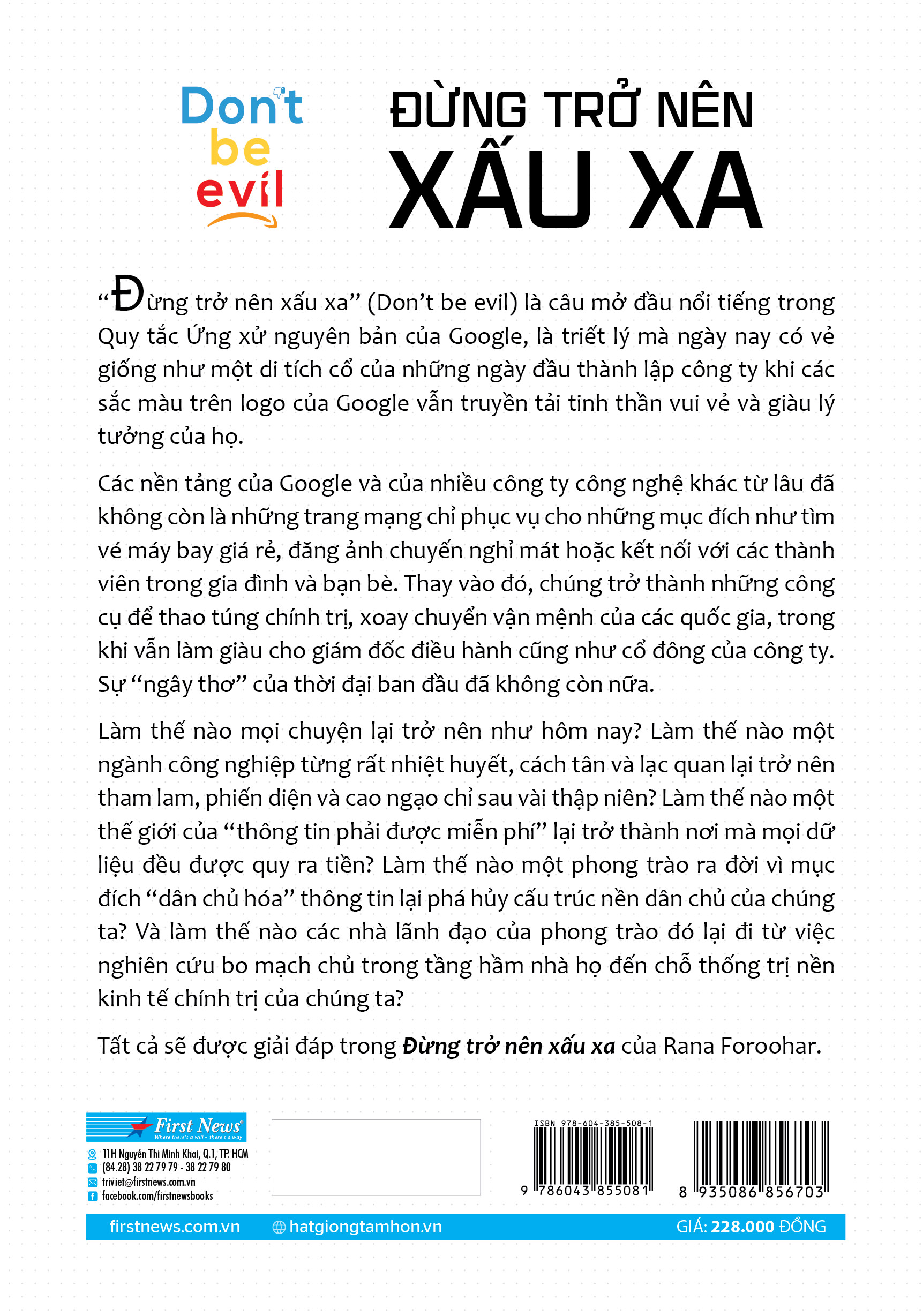 đừng trở nên xấu xa - don't be evil - Ảnh 11