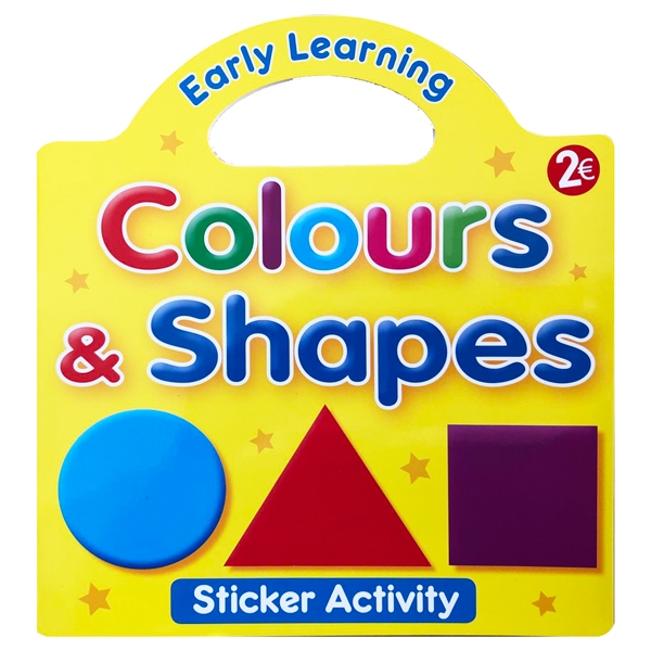 early learning colours and shapes - sticker activity