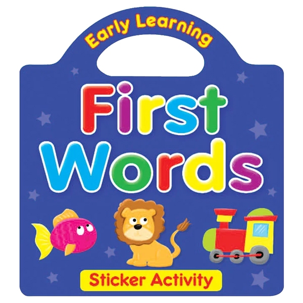 early learning first words - sticker activity