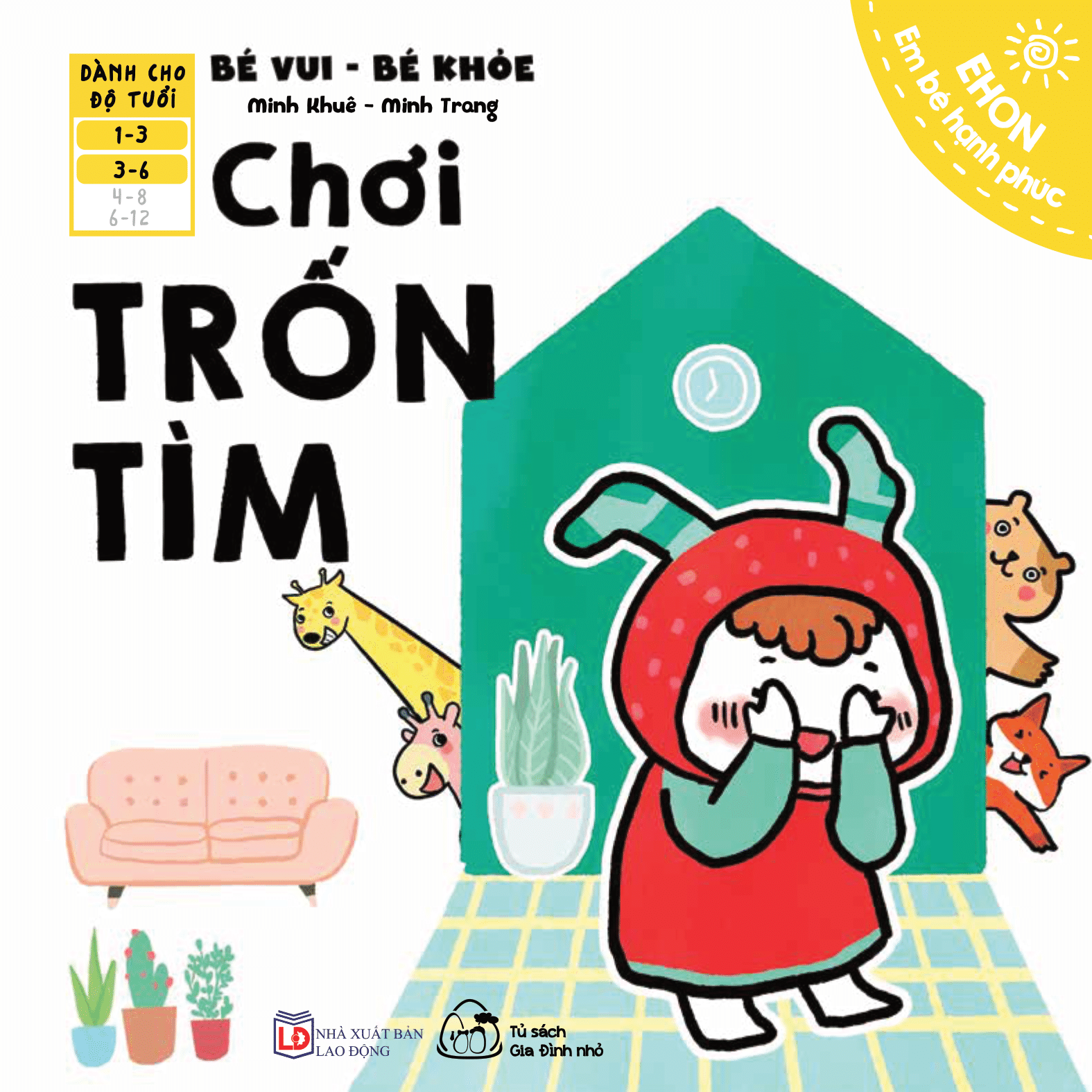 ehon em bé hạnh phúc - bé vui bé khỏe: chơi trốn tìm (dành cho bé 1-6 tuổi) - Ảnh 10