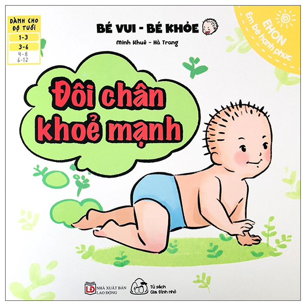 ehon em bé hạnh phúc - bé vui bé khỏe - đôi chân khỏe mạnh