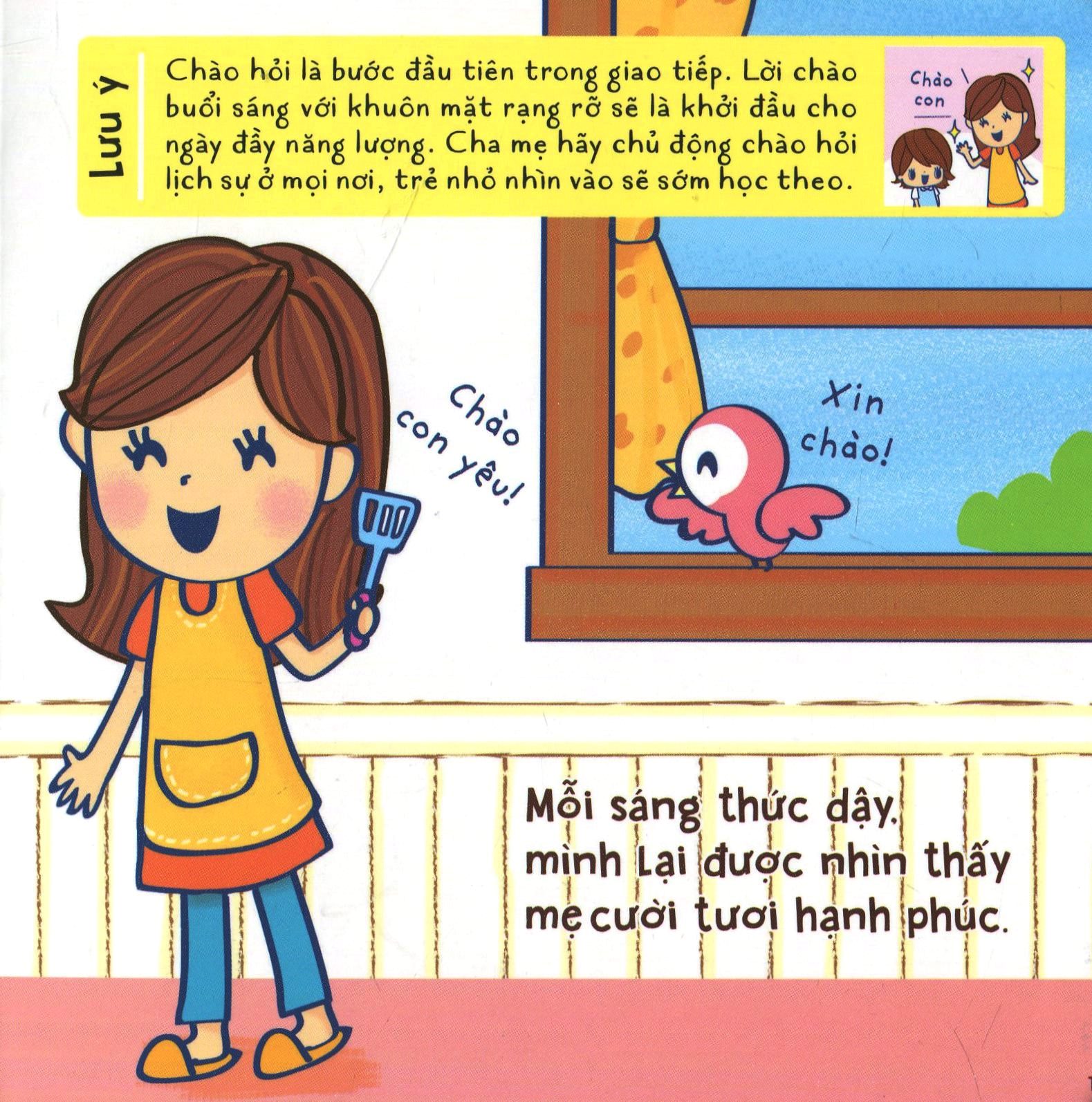 ehon kỹ năng sống - chào hỏi lịch sự (tái bản) - Ảnh 5