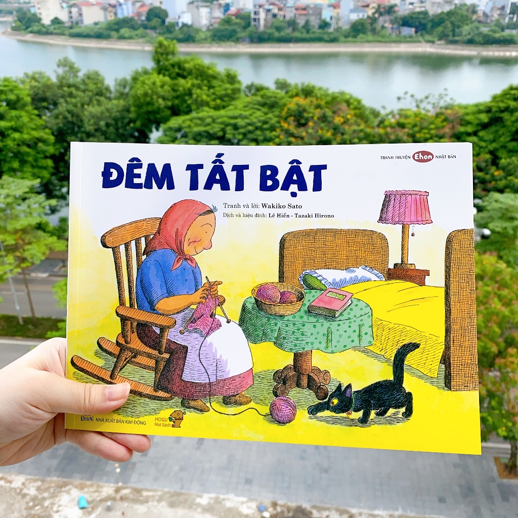 ehon - mọt sách mogu - đêm tất bật (từ 3 - 6 tuổi) (tái bản 2024) - Ảnh 6