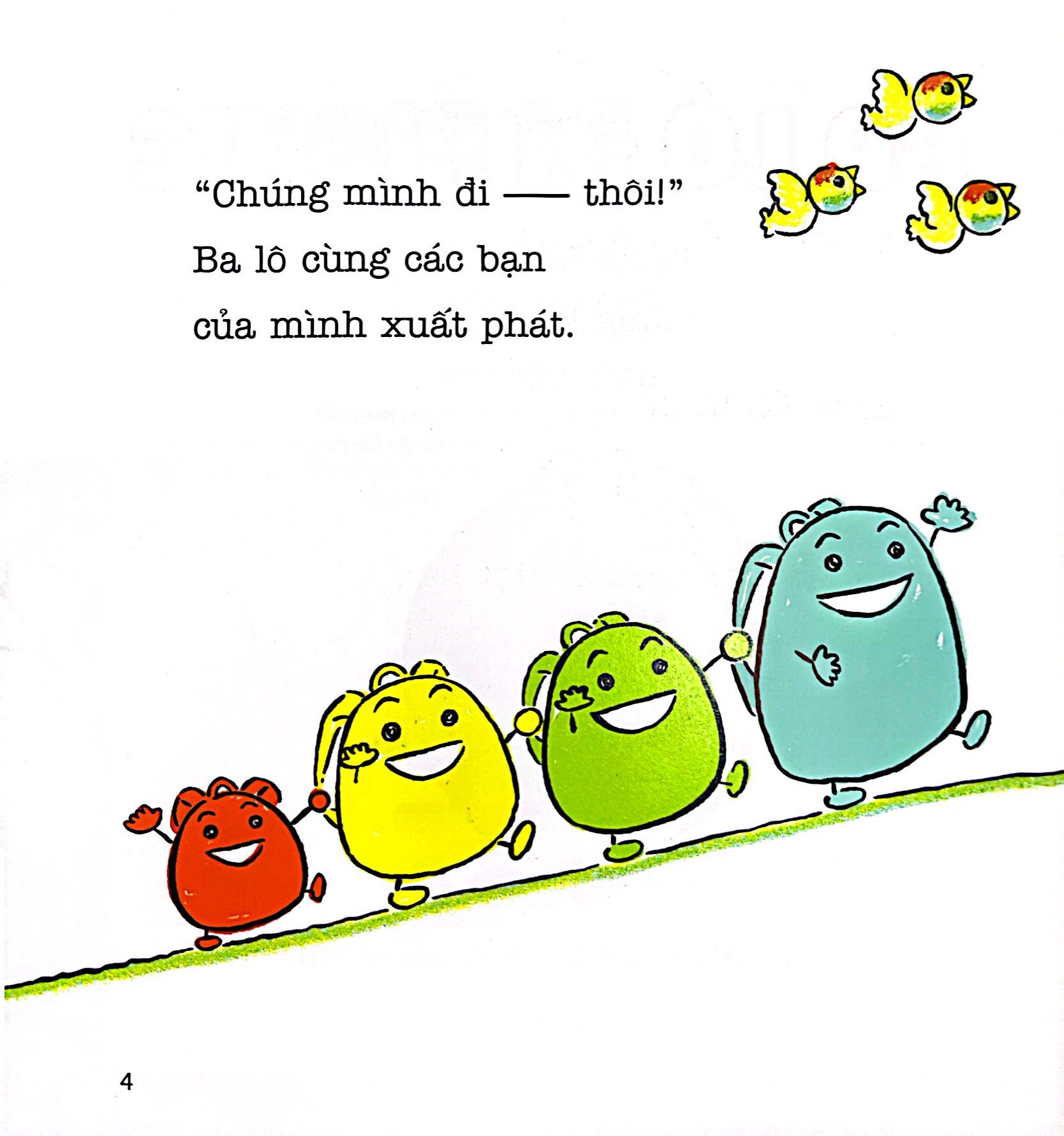 ehon thực phẩm tâm hồn cho bé - niềm vui mỗi ngày - ba lô đi picnic - Ảnh 3