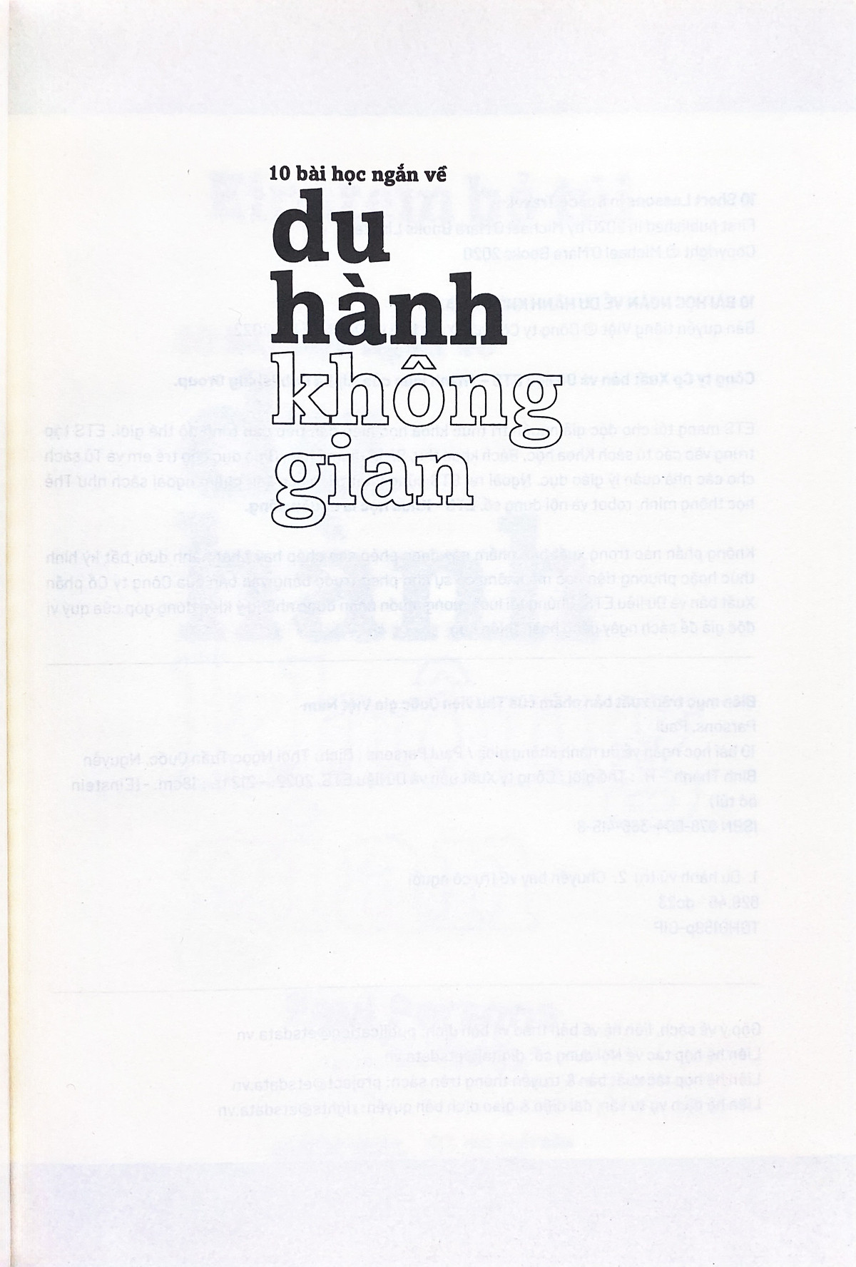 Einstein Bỏ Túi - 10 Bài Học Ngắn Về: Du Hành Không Gian - Ảnh 2