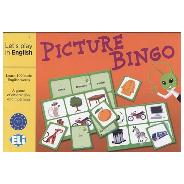 eli language games - picture bingo