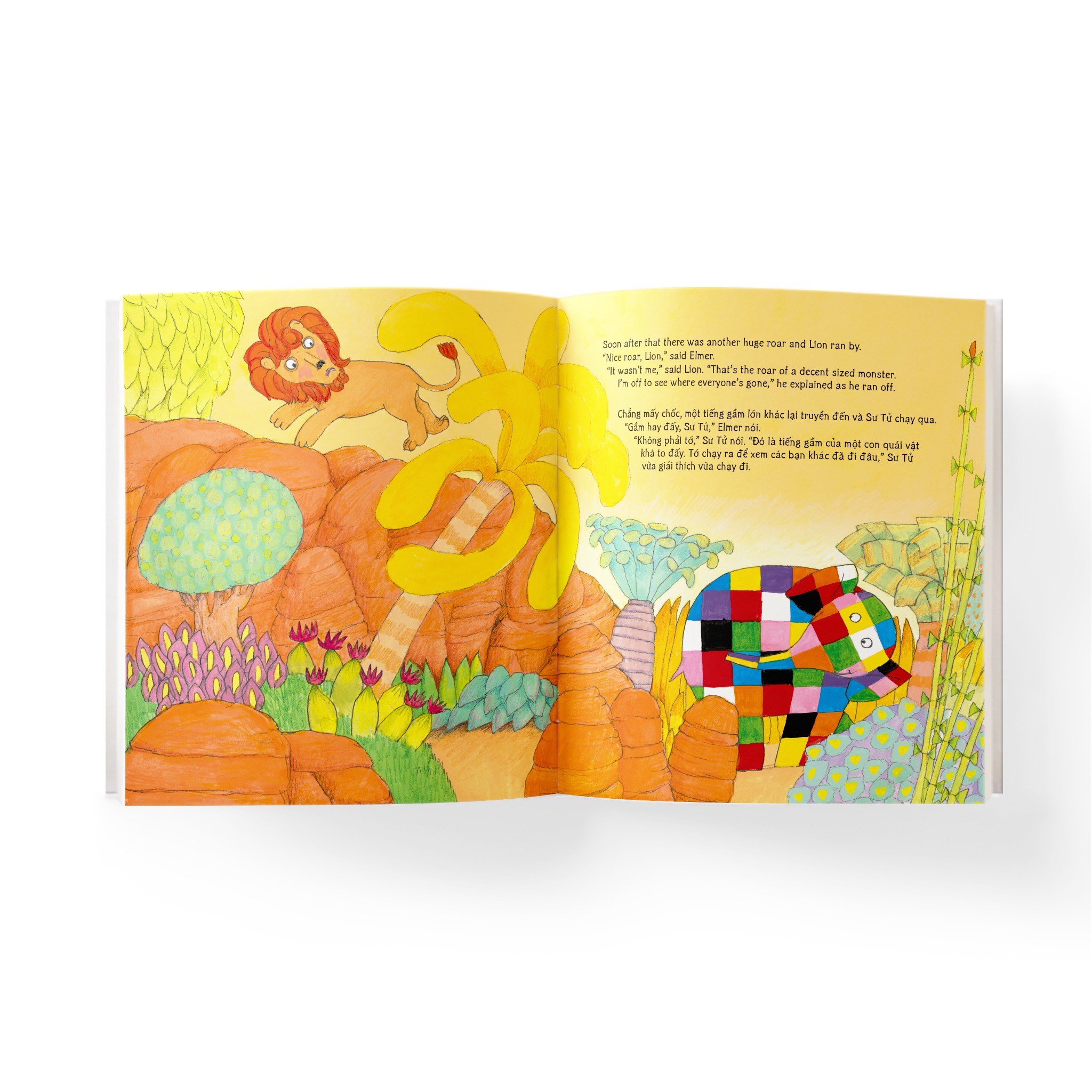 elmer and the monster - elmer và quái vật - song ngữ anh-việt - Ảnh 4