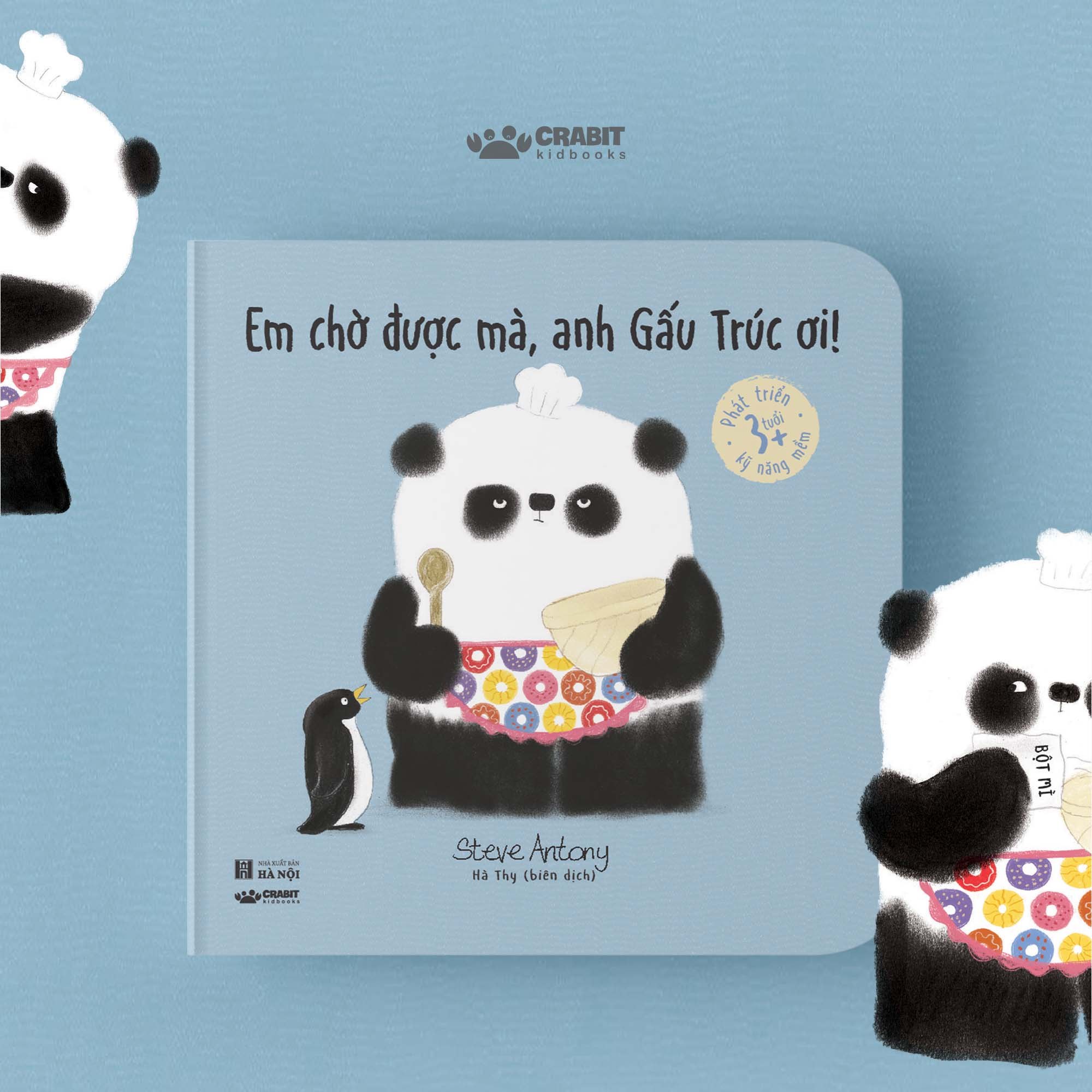 em chờ được mà, anh gấu trúc ơi! - bìa cứng - Ảnh 2