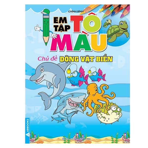 Em Tập Tô Màu - Chủ Đề Động Vật Biển - Ảnh 2
