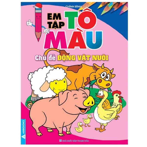 em tập tô màu - chủ đề động vật nuôi - Ảnh 2