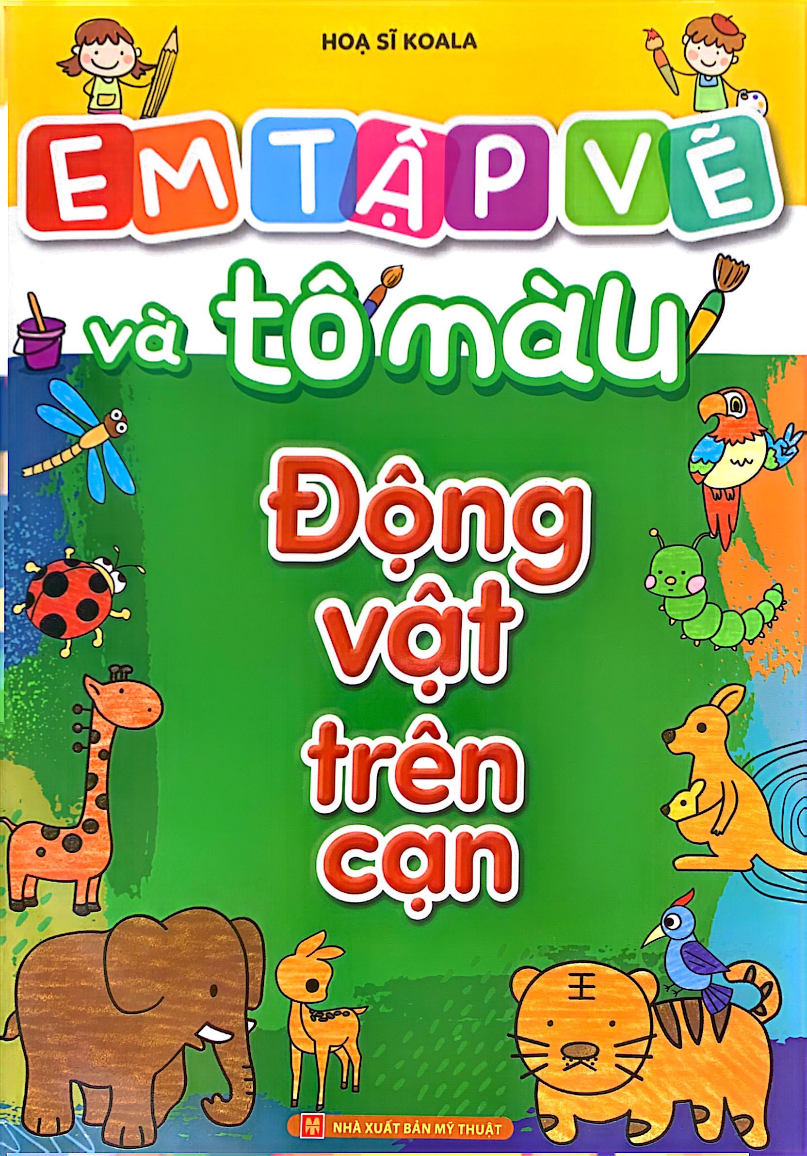 em tập vẽ và tô màu - động vật trên cạn - Ảnh 2